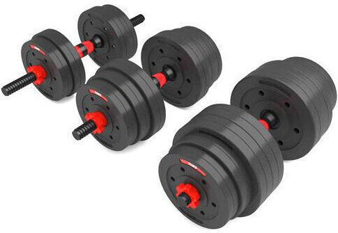 HMS Dumbbell Set with Bar Total Weight 40kg