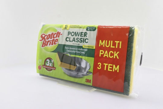 Scotch Brite Kitchen Sponge 3 Pieces Classic