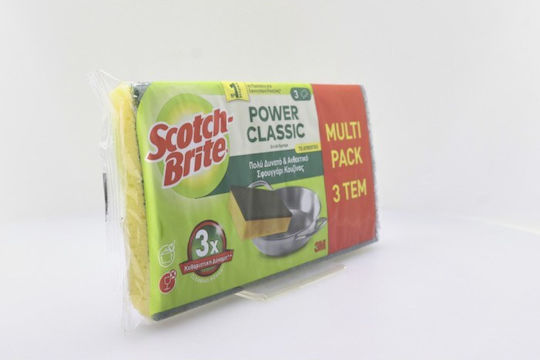 Scotch Brite Kitchen Sponge 3 Pieces Classic