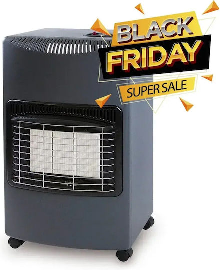 Thermogatz TG 4100 Ceramic Gas Heater 4100W Black 42x35x73cm