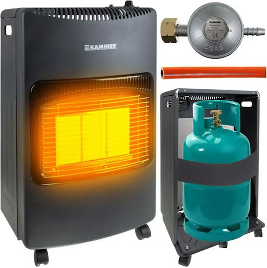 Kaminer Gas Heater 4200W Black