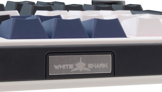 White Shark Mech Gaming Μηχανικό Πληκτρολόγιο με RGB φωτισμό (Αγγλικό US) Κόκκινο
