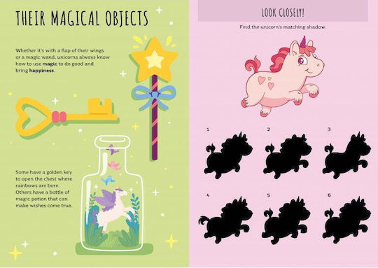Carte De Activitati Cu Abtibilduri - Unicorni Magici