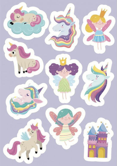 Carte De Activitati Cu Abtibilduri - Unicorni Magici