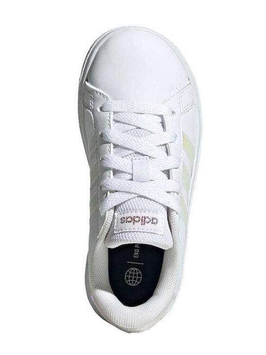 Grand Court GRAND COURT 2.0 K Kids Sneakers Cloud White / Iridescent
