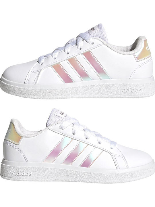 Grand Court GRAND COURT 2.0 K Kids Sneakers Cloud White / Iridescent