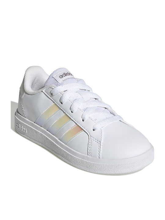Grand Court GRAND COURT 2.0 K Kids Sneakers Cloud White / Iridescent