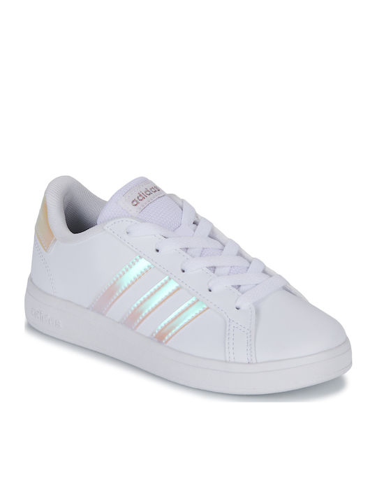 Grand Court GRAND COURT 2.0 K Kids Sneakers Cloud White / Iridescent