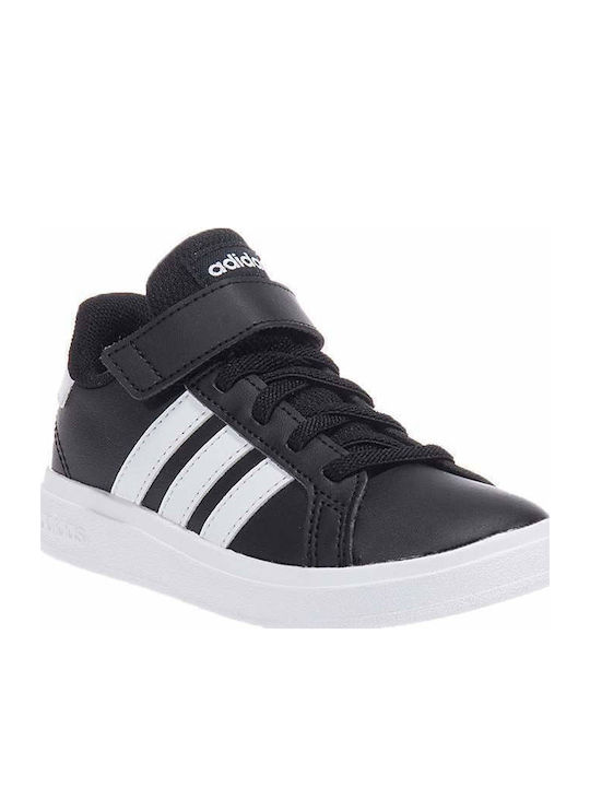Grand Court GRAND COURT 2.0 Kids Sneakers with Scratch Core Black / Cloud White