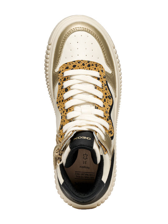 Laquinny Παιδικά Sneakers Ανατομικά με Σκρατς Χρυσά
