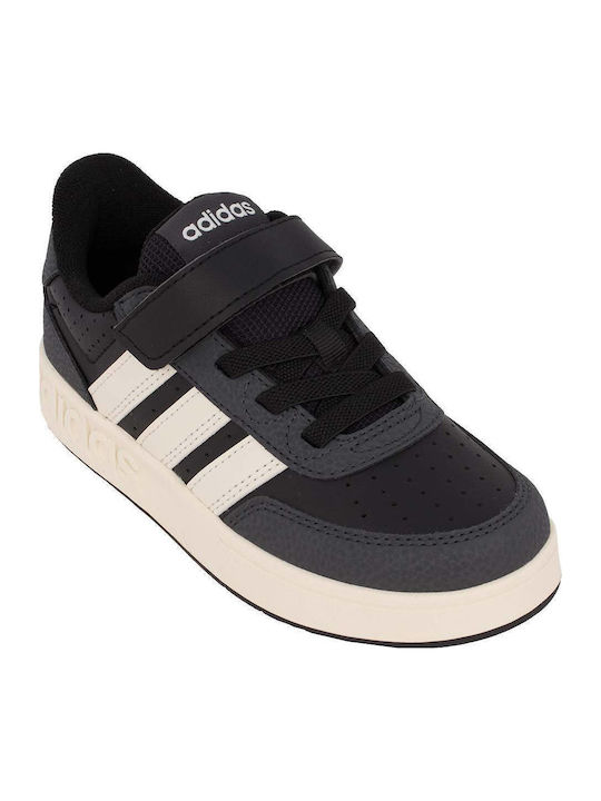 BREAKBASE Kids Sneakers with Scratch Black