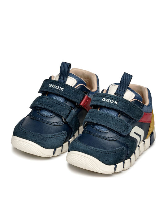 B IUPIDOO Παιδικά Sneakers Ανατομικά με Σκρατς Μπλε
