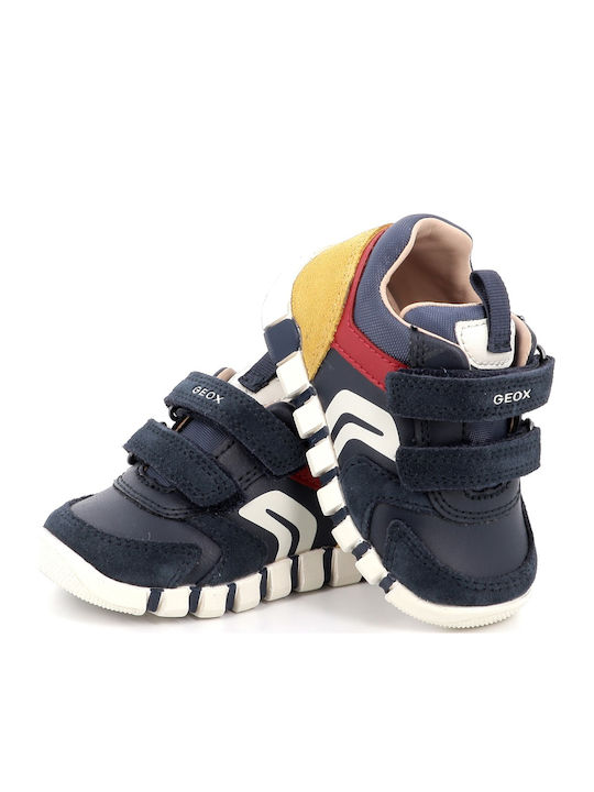 B IUPIDOO Παιδικά Sneakers Ανατομικά με Σκρατς Μπλε