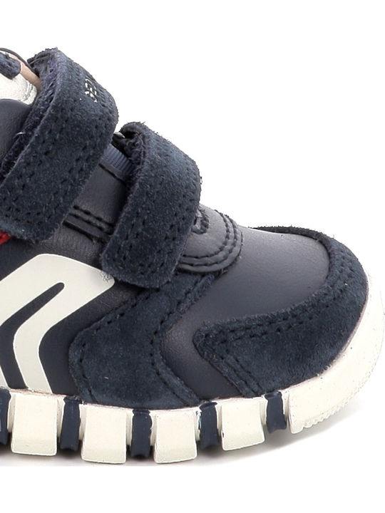 B IUPIDOO Παιδικά Sneakers Ανατομικά με Σκρατς Μπλε