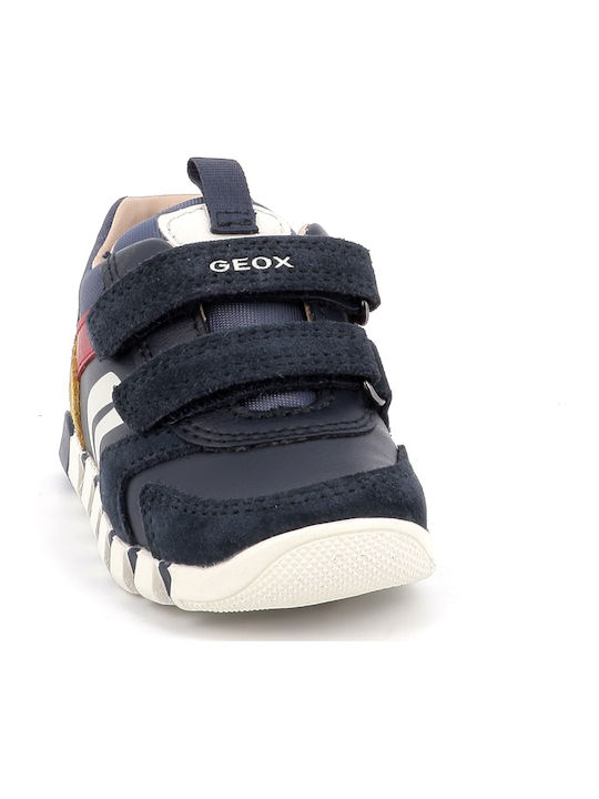 B IUPIDOO Παιδικά Sneakers Ανατομικά με Σκρατς Μπλε