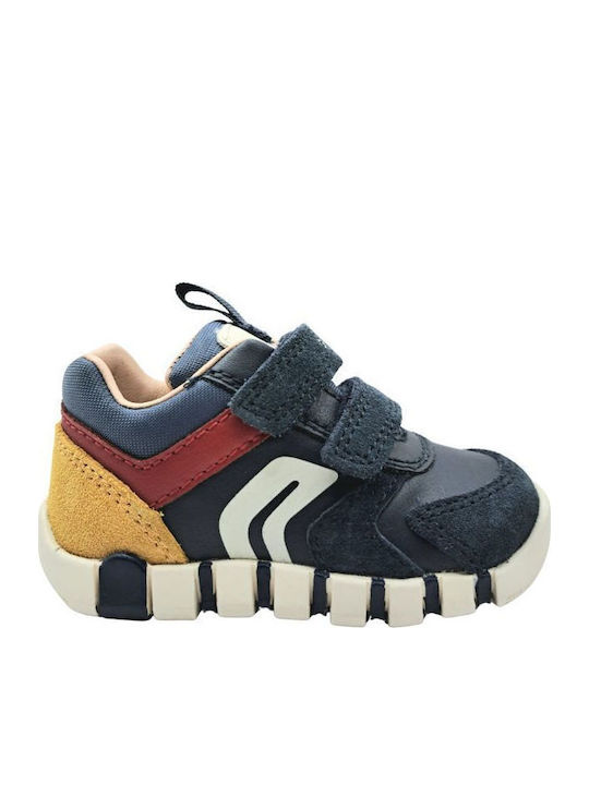 B IUPIDOO Παιδικά Sneakers Ανατομικά με Σκρατς Μπλε
