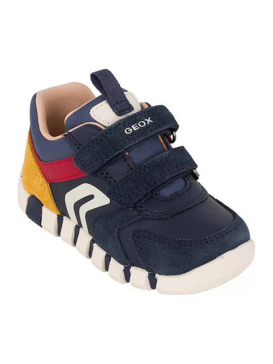 B IUPIDOO Παιδικά Sneakers Ανατομικά με Σκρατς Μπλε