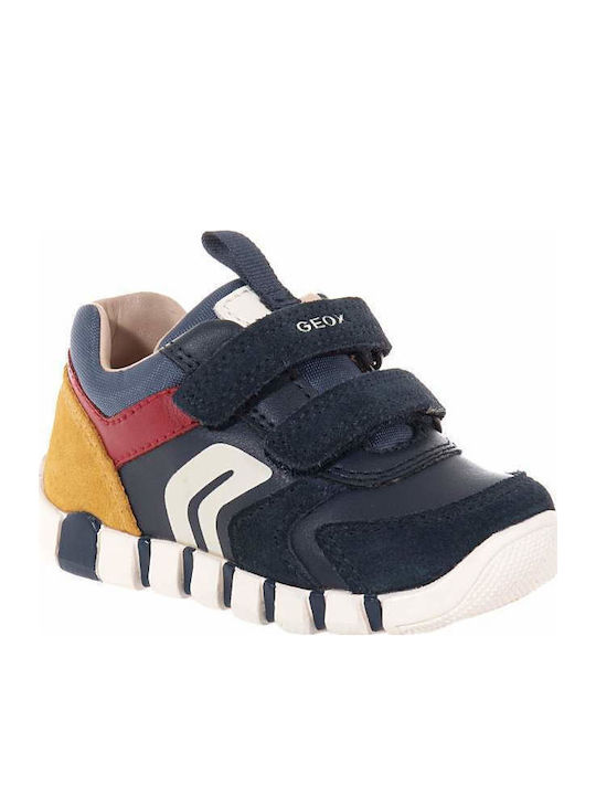 B IUPIDOO Παιδικά Sneakers Ανατομικά με Σκρατς Μπλε