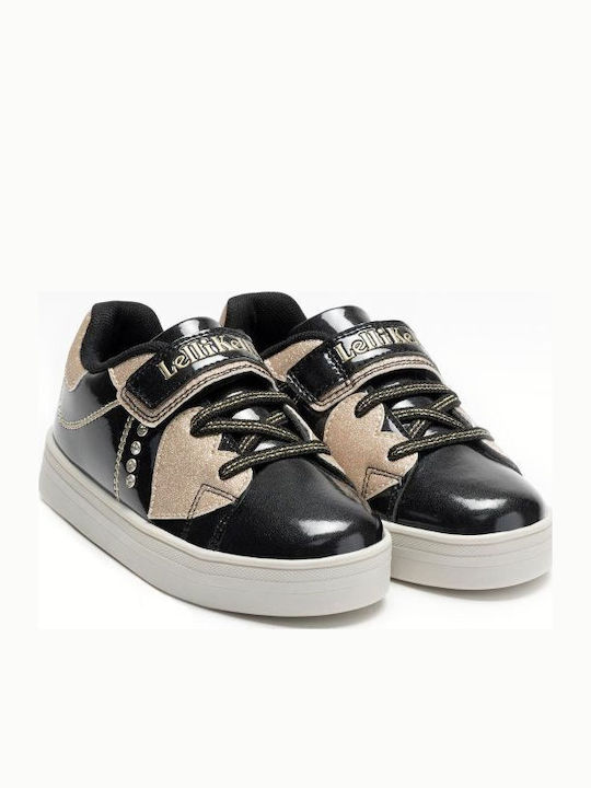 Παιδικά Sneakers με Σκρατς Μαύρα