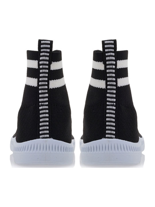 Încălțăminte sport Inalta pentru copii Slip-on Negre