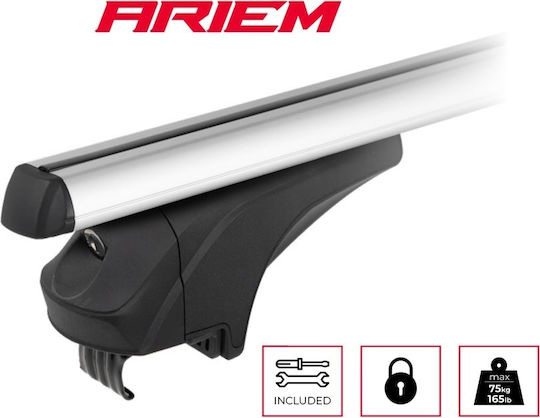 Menabo Bare Cross Argintii Pentru BMW Seria 3 F31 Touring 2012-2015