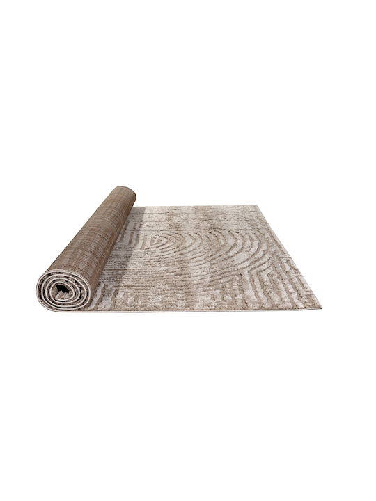 Tzikas Carpets Alloy Living Room Rug Runner Beige with Width 80cm Price by the Meter