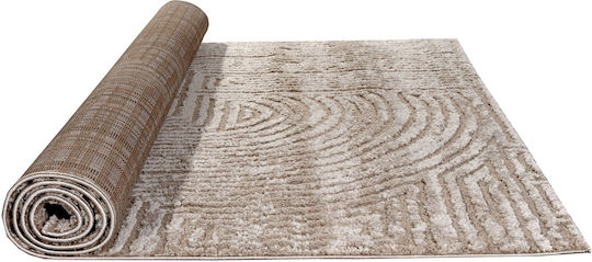 Tzikas Carpets Alloy Living Room Rug Runner Beige with Width 80cm Price by the Meter
