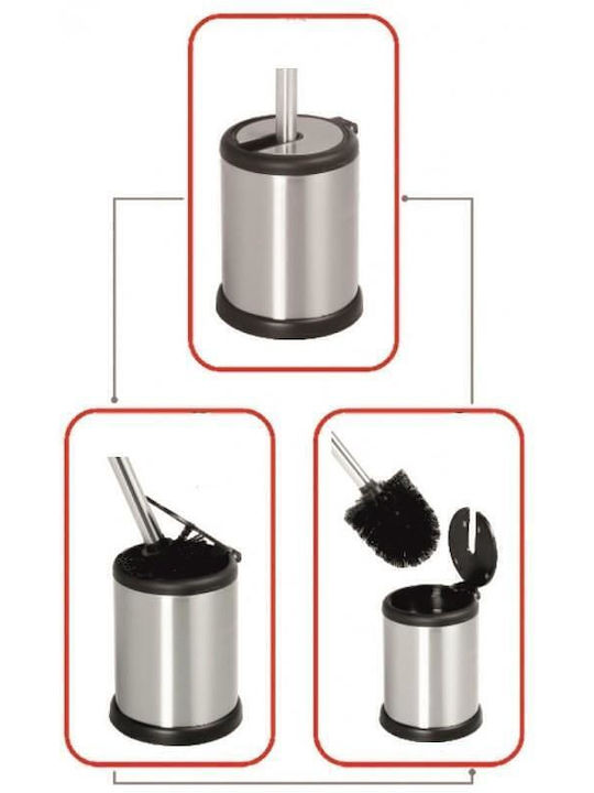Inter Ceramic Plastic Coș de gunoi pentru baie Alb