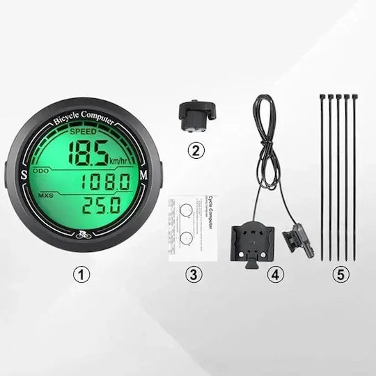 Waterproof Wireless Bicycle Computer