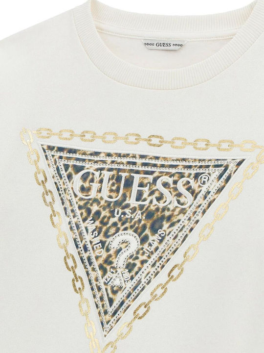 Kids Sweatshirt Cream White Ls Active Top