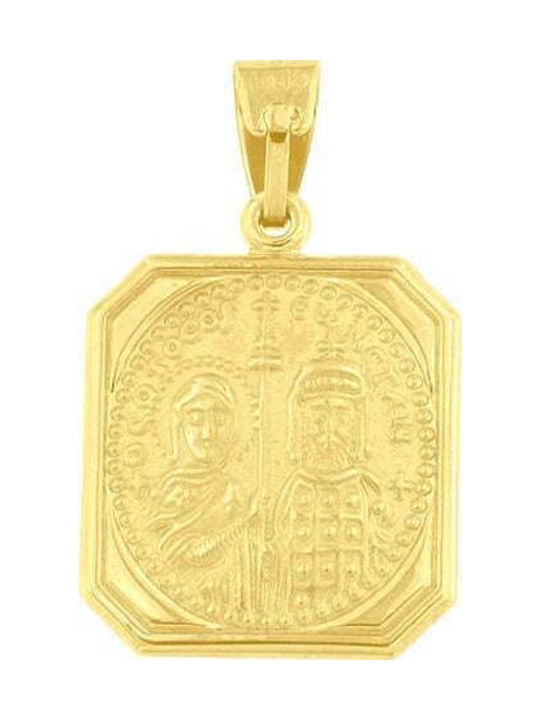 Eforo Halskette Konstantin Talisman aus Gold 14K