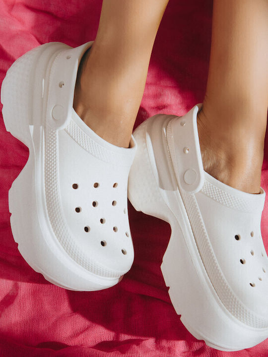Silia D Damen Clogs Weiß