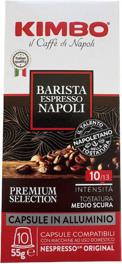 Kimbo Κάψουλες Espresso Napoli Συμβατές Μηχανή Nespresso 10caps