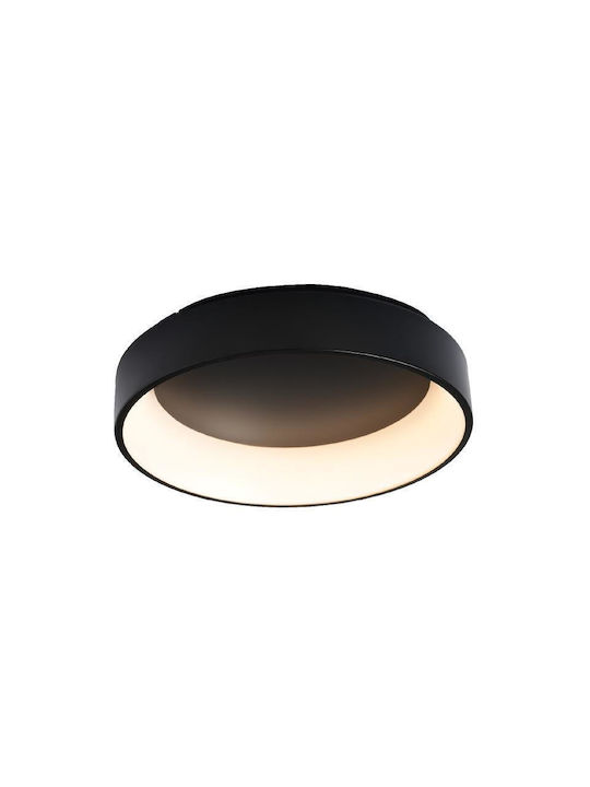Aca Apollo Deckenleuchte 60cm Schwarz mit Integrierter LED