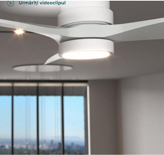 Cecotec EnergySilence Aero 5200 Ανεμιστήρας Οροφής 132cm με Φως Λευκός