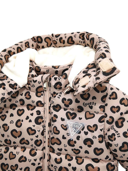 Guess Бебешко Боди за Излизане Дълъг ръкав Beige