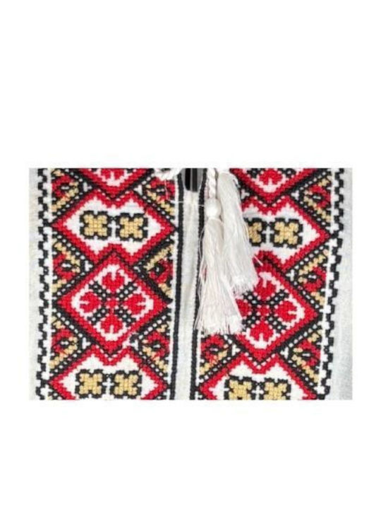 Kids' Shirt Long Sleeve White/red