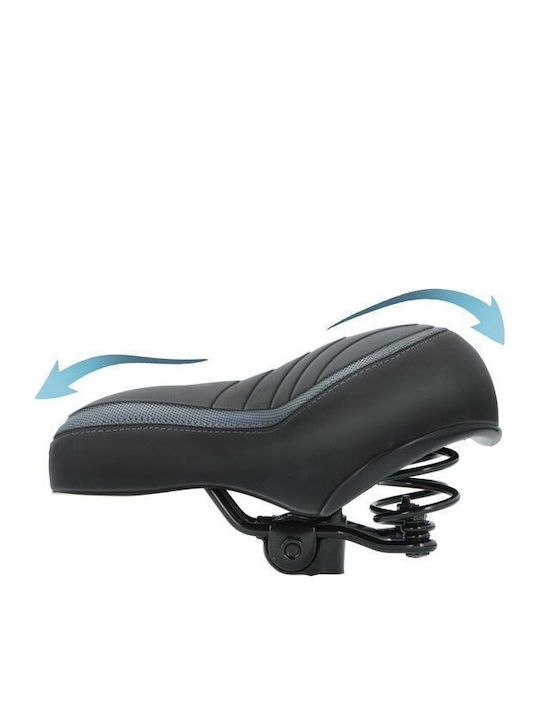Dunlop Black Bicycle Saddle City Black