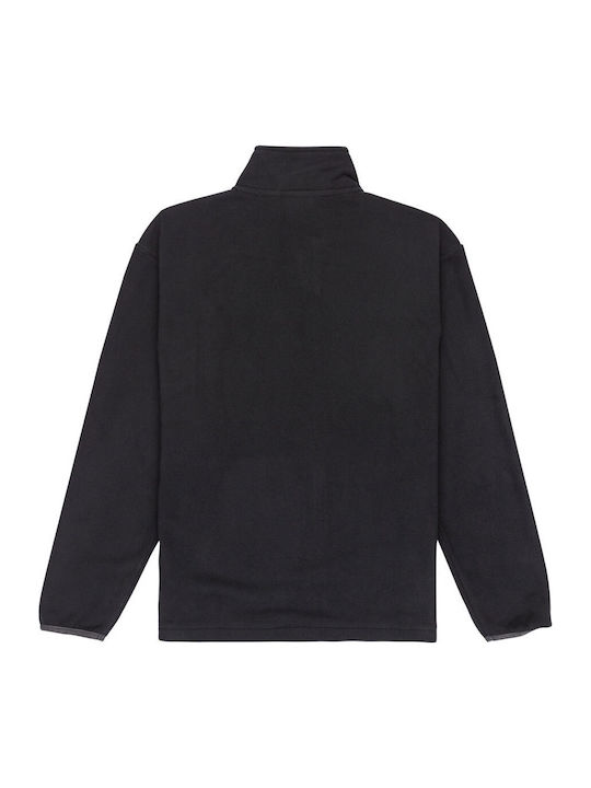 Kinderstrickjacke Fleece Black Ice Fields