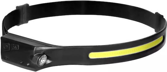 Virone Taschenlampe LED IPX4 mit maximaler Helligkeit 350lm Schwarz