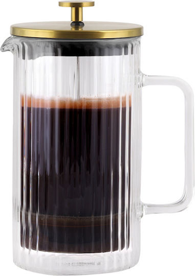 Vialli Design Tulip Double-walled French Press Gold Matte 1 L