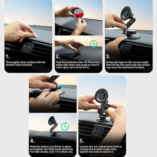 ESR Omnilock Car Mobile Mount with Magnet Black