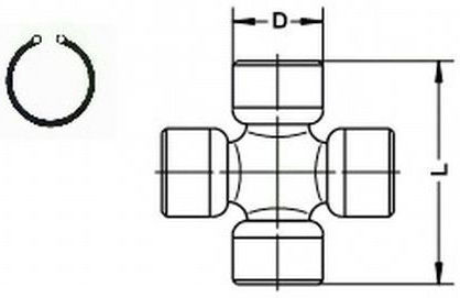 Joint Drive Shaft Spidan U 074