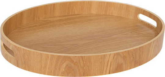 5Five Lemnos Rotund Tavă de Servire cu Mânere în Culoare Maro 43x35.5x5cm 190039 1buc 5Five Lemnos Rotund Tavă de Servire cu Mânere în Culoare Maro 43x35.5x5cm 190039 1buc