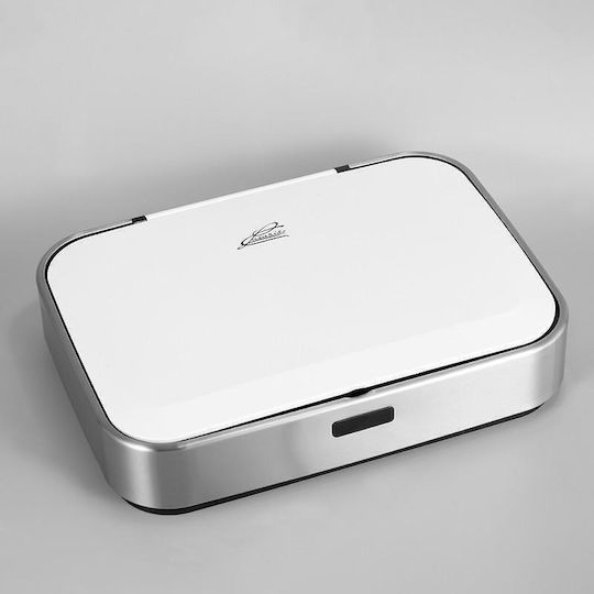 Inter Ceramic Пластмасов Кош За Боклук със Сензор 60л Бял