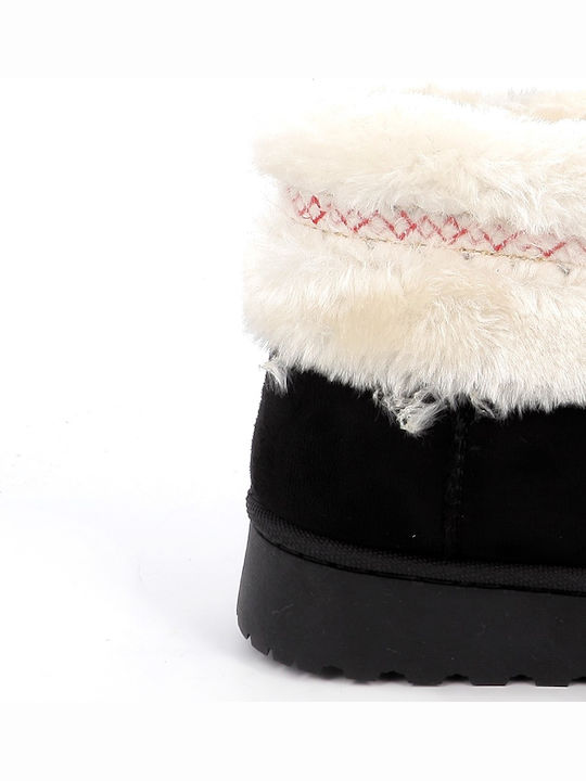 Kinder-Schneestiefeletten Schwarz