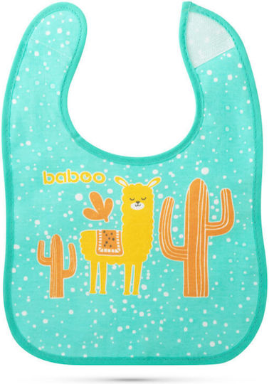 Baboo Wasserdichtes Baby Lätzchen Stoff mit Bügelverschluss und Schlaufe Mehrfarbig 3 Stück