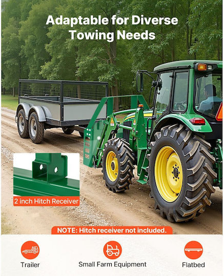 Vevor Verschiedene Werkzeugzubehör Paletten Gleitlager Tragfähigkeit 1814 Kg Anpassung Palettenrahmen Palettenklingen Hubwagen 915 Mm Aufnahme 50,8 Mm & Dorne Fächer Für Traktor Jd