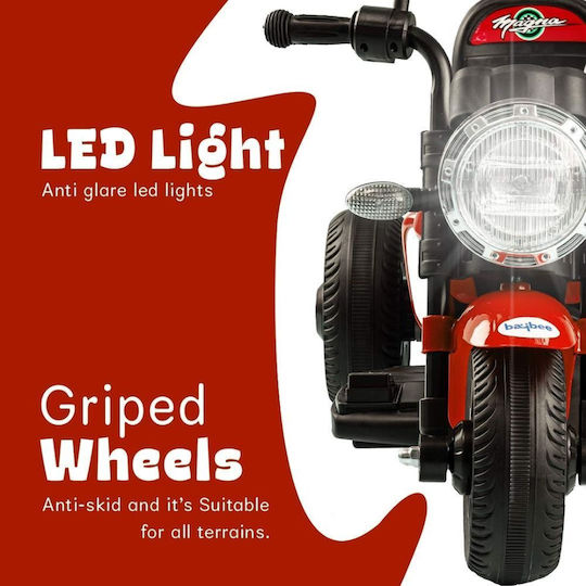 Kids Motorbike Inspired Electric 6 Volt White