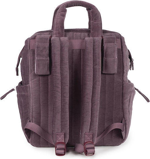 Pasito a Pasito Diaper Bag Burgundy 29x40x17cm.